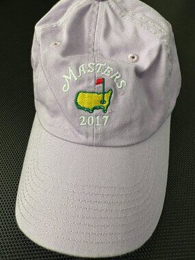 Masters 2017 Golf‎ Hat Adjustable Ribbon Strapback CapLight Purple